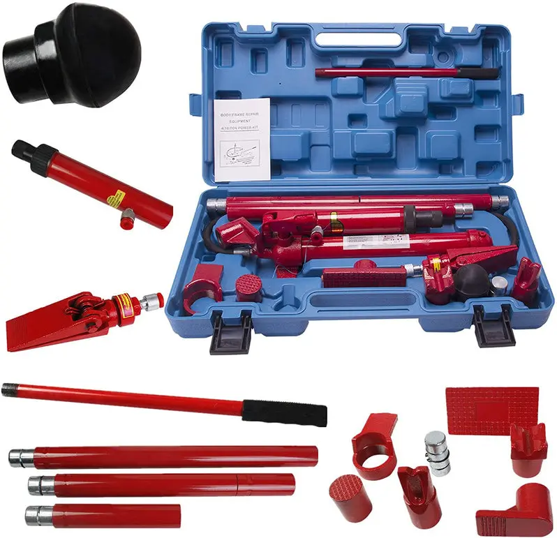 10-Ton Porta-Power Hydraulic Repair Kit – Heavy-Duty Frame Alignment & Straightening System