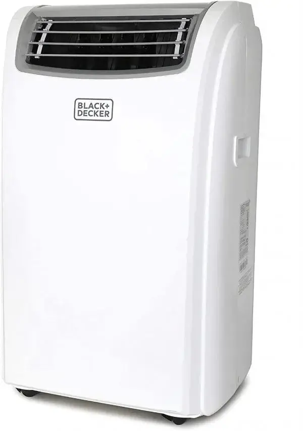 14,000 BTU Portable Air Conditioner with Built-in Heater – White 3-in-1 Smart Cooling Unit with Remote Control
