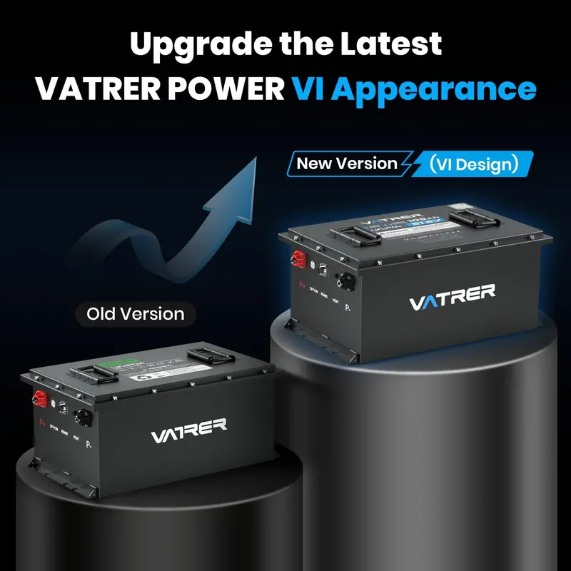 48V 105Ah Smart Lithium-Ion Battery Pack – Touchscreen BMS, Bluetooth App Control & Real-Time Monitoring