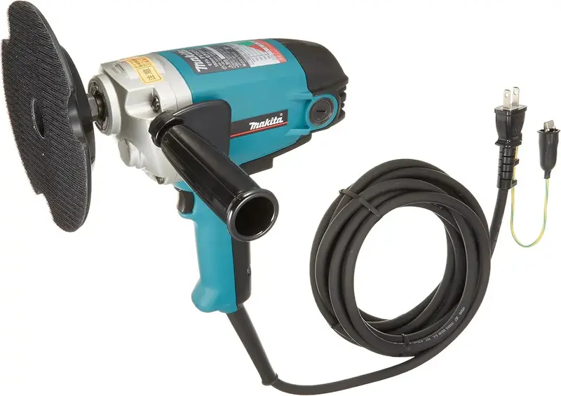 7-Inch Corded Vertical Polisher – Precision Angle Grinder Alternative for Detailing and Surface Finishing (Blue)