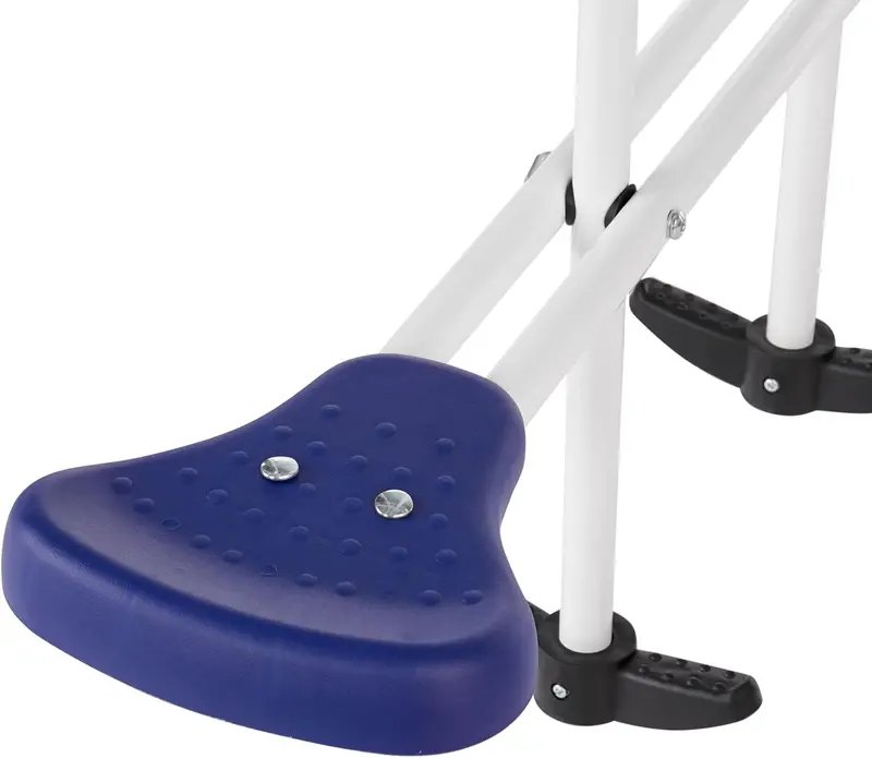 Blue Ridge Backyard Swing Set – Sturdy A-Frame Metal Playset Featuring Glider, Trapeze, Dual Swings, and Integrated Slide