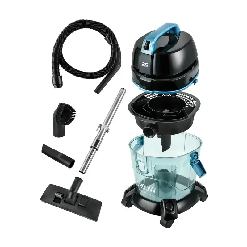 Blue Water Wet/Dry Vacuum Cleaner – High-Efficiency Filtration for Home and Workshop Use