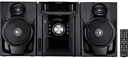 CD-BH950 5-Disc Mini Shelf Stereo System – 240W Output, Built-in Cassette Player, and Bluetooth Audio Streaming 2
