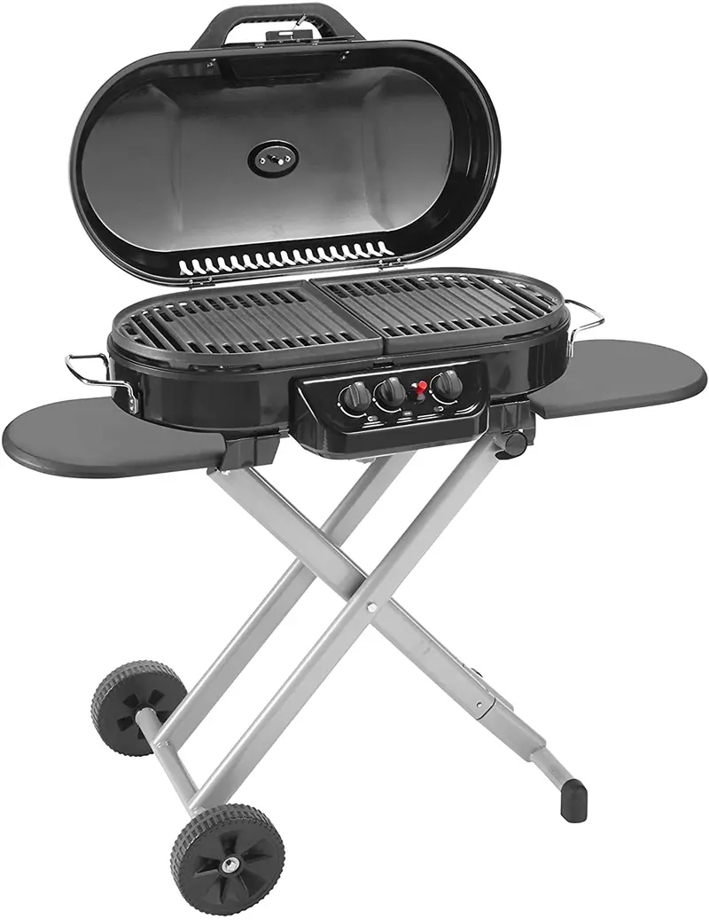 Coleman RoadTrip 285 Portable Propane Grill – Upright Design with Precision Flame Control