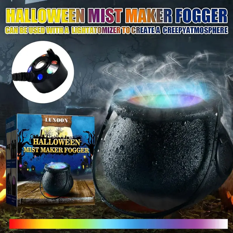 Color-Shifting LED Smoke Machine for Halloween Atmosphere 2