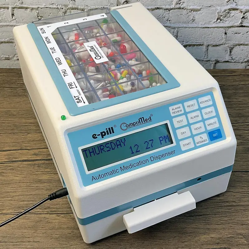 CompuMed Tamper-Resistant Automatic Pill Dispenser – AC-Powered Medication Management System