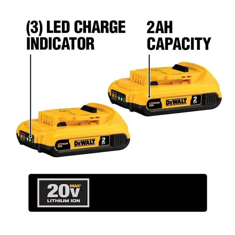 DEWALT 20V MAX 10-Piece Power Tool Combo Kit – Includes Batteries, Charger, Drill, Impact Driver, Blower, Flashlight, Speaker, Grinder, Saw, and Vacuum 2