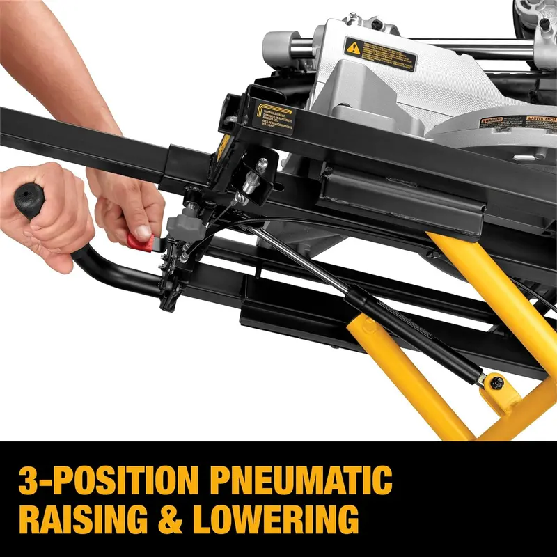 DEWALT DWX726 Miter Saw Stand – Adjustable Height with Rolling Mobility Wheels