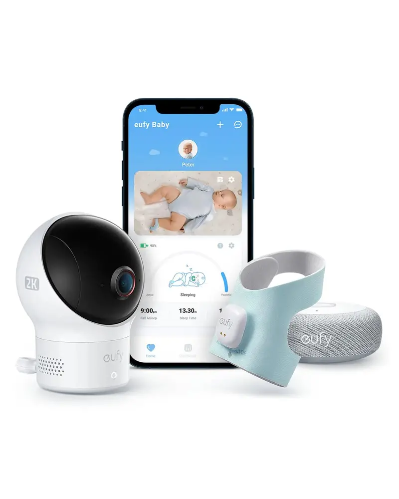 eufy Baby Smart Sock S320 Wearable Monitor – Pulse Oximetry + 2K HD Video Streaming for Infants 2