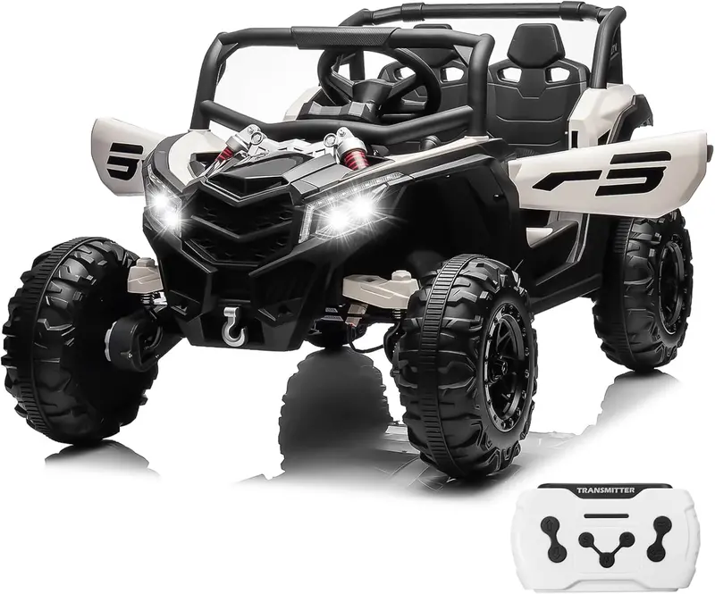 JOYRACER Bluetooth 4WD RC Car for Kids – MP3 Playback, LED Headlights & Enhanced Shock Absorption