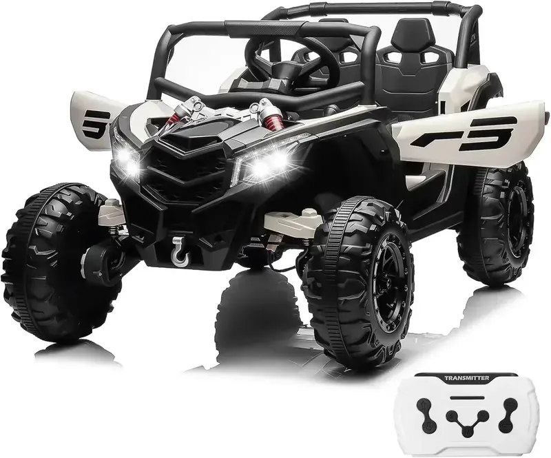 JOYRACER Remote-Controlled Kids' RC Car Featuring 4x150W Motors & Bluetooth Audio