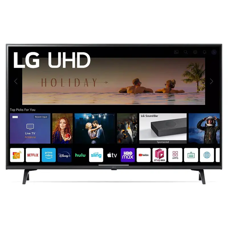 LG 43UQ7590PUB 43-Inch 4K UHD Smart TV – AI Picture Enhancer, HDR Support, webOS Platform 2