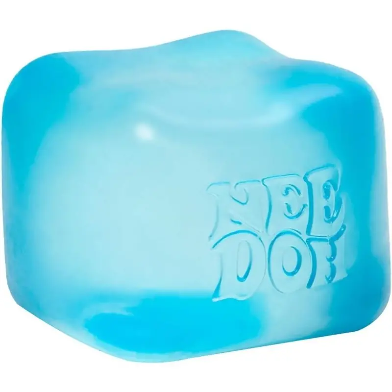NeeDoh Nice Cube Stress Relief Toy – Solid Purple Squishy Cube