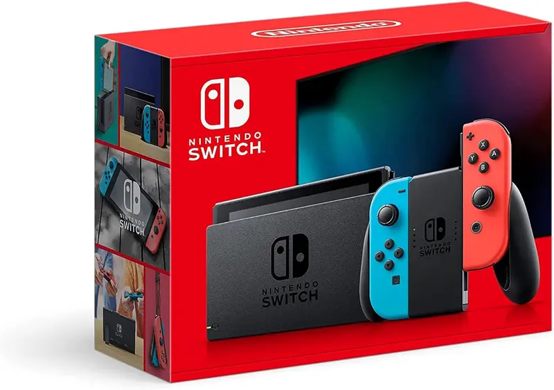 Nintendo Switch Console — Neon Blue and Red Joy-Con Edition