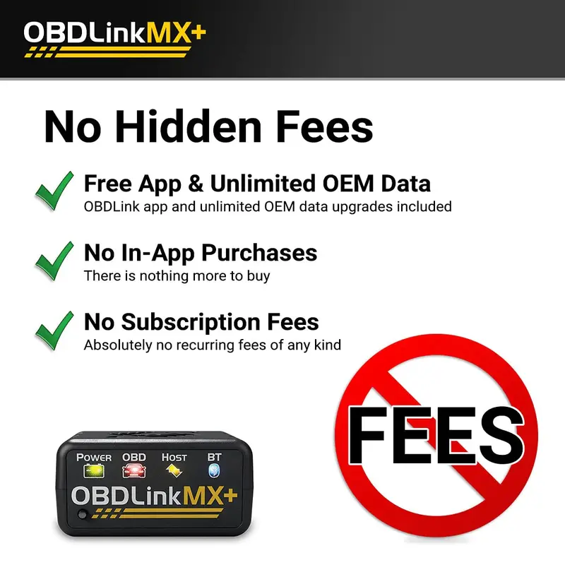 OBDLink MX+ Bluetooth OBD2 Scanner – Universal Vehicle Diagnostics Tool for iOS, Android, and Windows