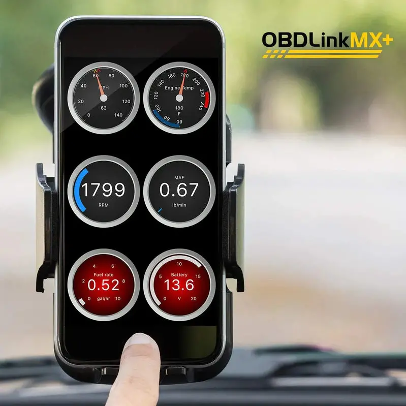OBDLink MX+ Universal OBD2 Scanner – Cross-Platform Diagnostic Tool for iOS, Android, and Windows Devices
