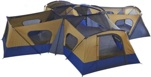 Ozark Trail 14-Person Base Camp Cabin Tent – Spacious Modular Shelter with Interior Room Dividers 2