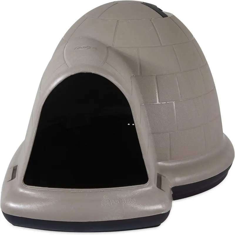Petmate Indigo XL Dog House for Large Breeds – Eco-Friendly Igloo Shelter with All-Weather Durability 2