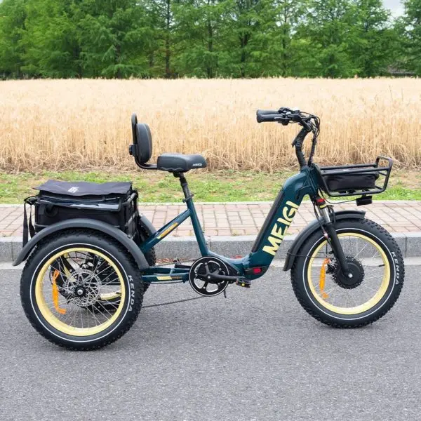 SILVERADO Foldable Electric Trike – 20" Fat-Tire 48V/14Ah Adult Tri-Cycle with 330 lb Load Capacity