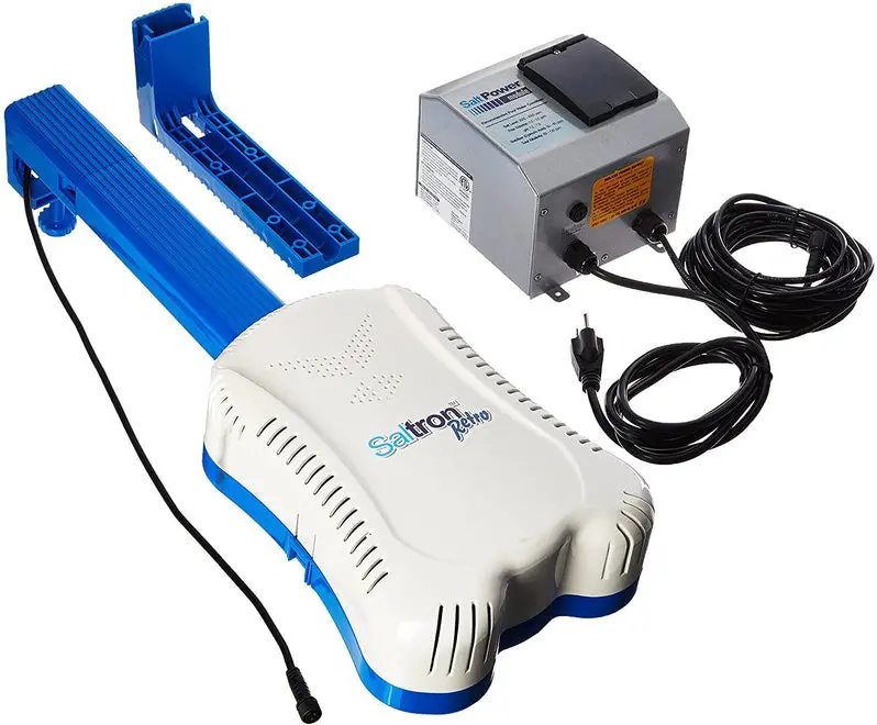 Solaxx Saltron Retro Salt Chlorine Generator – Self-Cleaning Pool Sanitizer with Programmable Timer (Up to 20,000 Gallons)