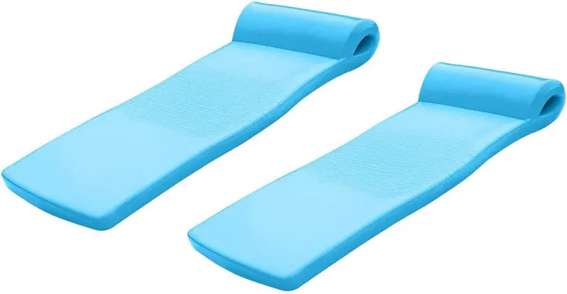 Two-Piece Inflatable Pool Lounger Raft – Comfort-Focused Floating Set for Adult Relaxation Poolside